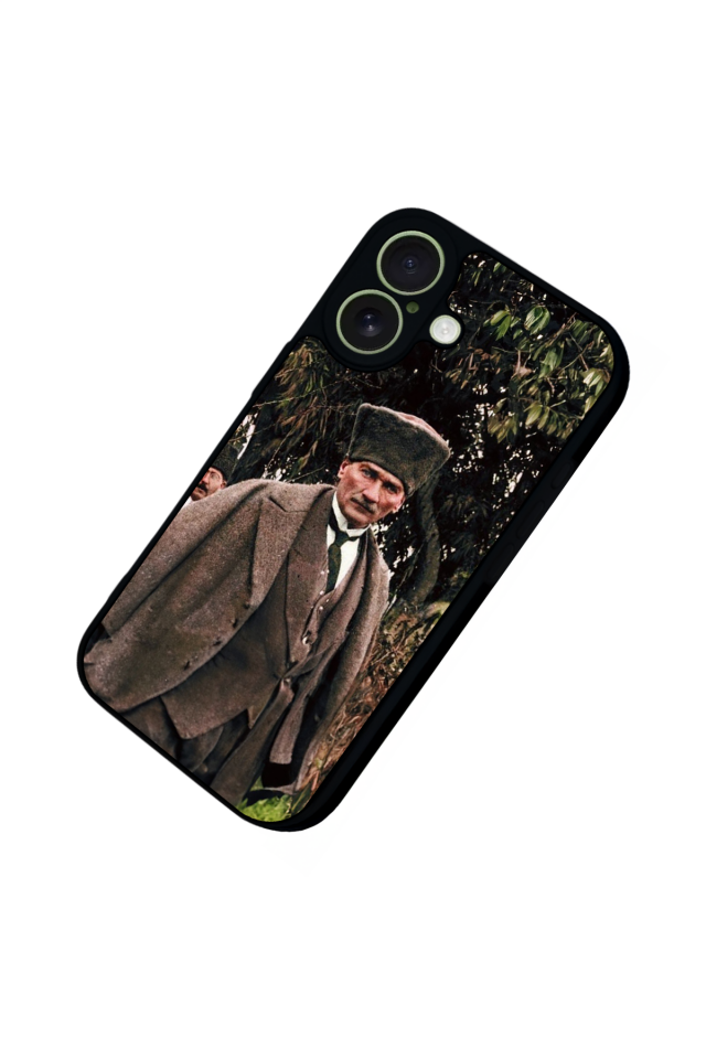 iPhone 17 Uyumlu Mustafa Kemal Ataturk Tasarımlı Glossy Premium Kılıf