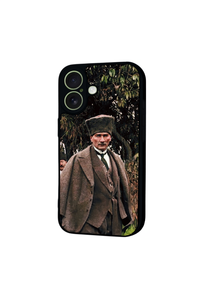 iPhone 17 Uyumlu Mustafa Kemal Ataturk Tasarımlı Glossy Premium Kılıf
