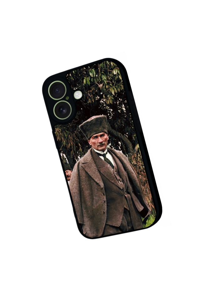 iPhone 17 Uyumlu Mustafa Kemal Ataturk Tasarımlı Glossy Premium Kılıf