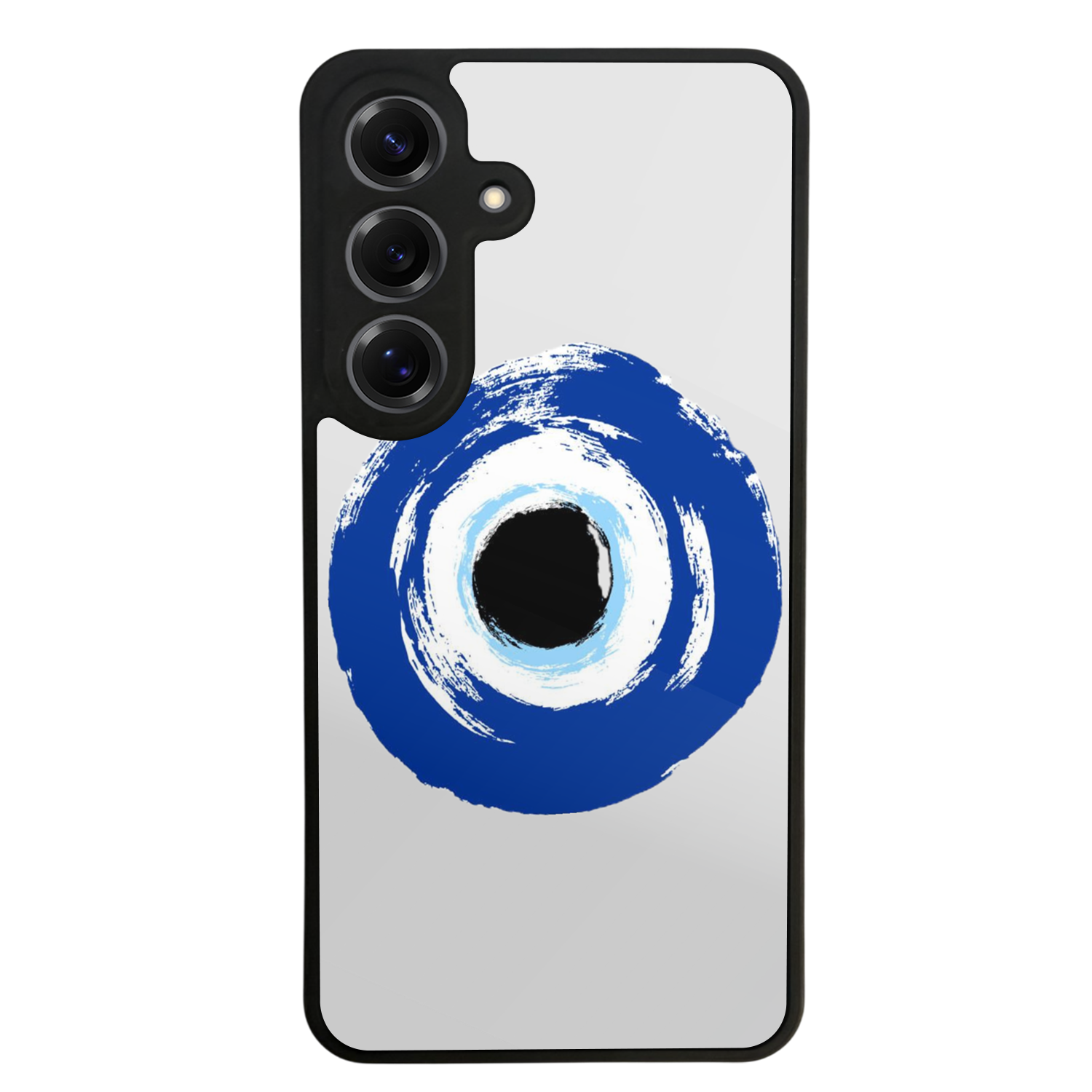 Samsung Galaxy S25 Uyumlu Nazar Tasarımlı Glossy Premium Kılıf