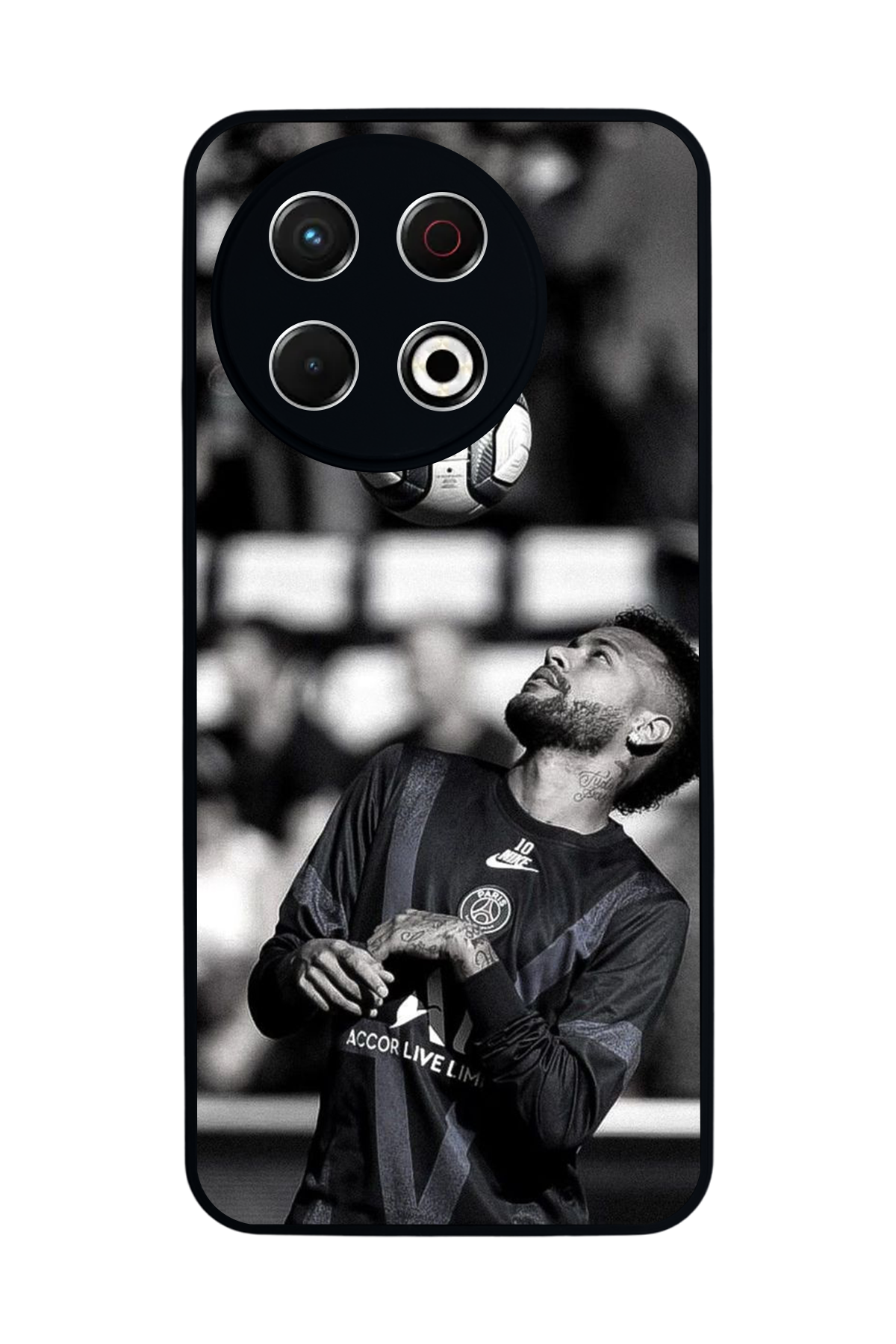 Tecno Spark 30 Pro Uyumlu Neymar Tasarımlı Glossy Premium Kılıf