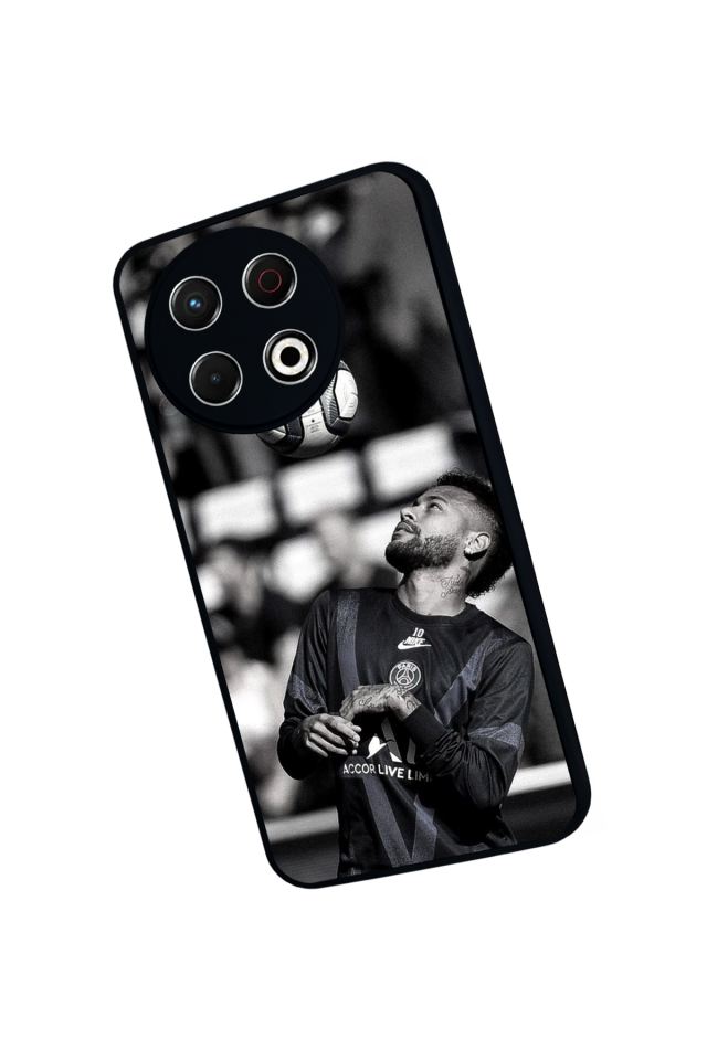Tecno Spark 30 Pro Uyumlu Neymar Tasarımlı Glossy Premium Kılıf