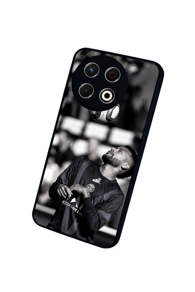 Tecno Spark 30 Pro Uyumlu Neymar Tasarımlı Glossy Premium Kılıf