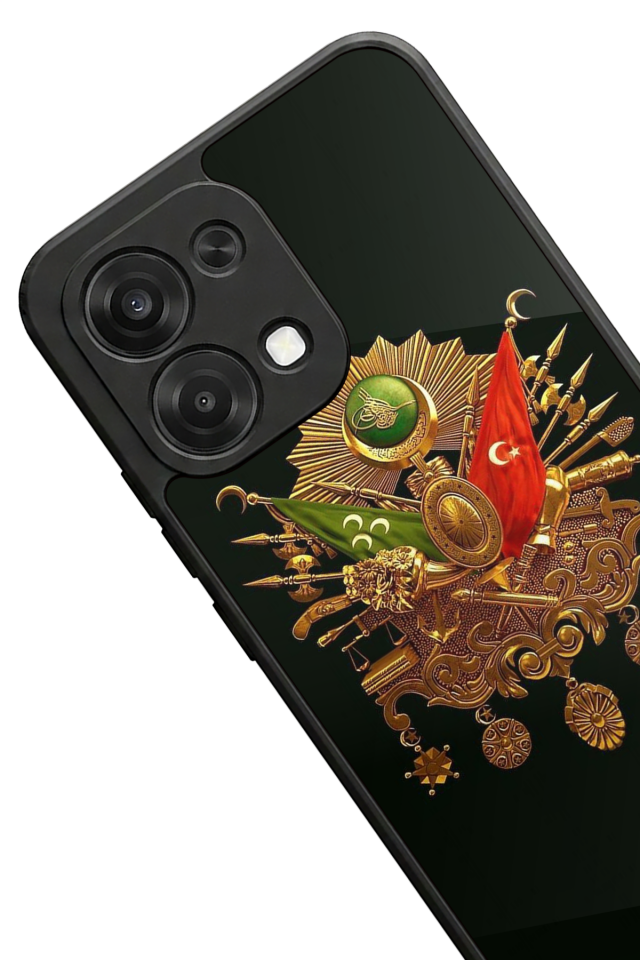 Oppo A6 Pro Uyumlu Osmanli Tugrasi Tasarımlı Glossy Premium Kılıf