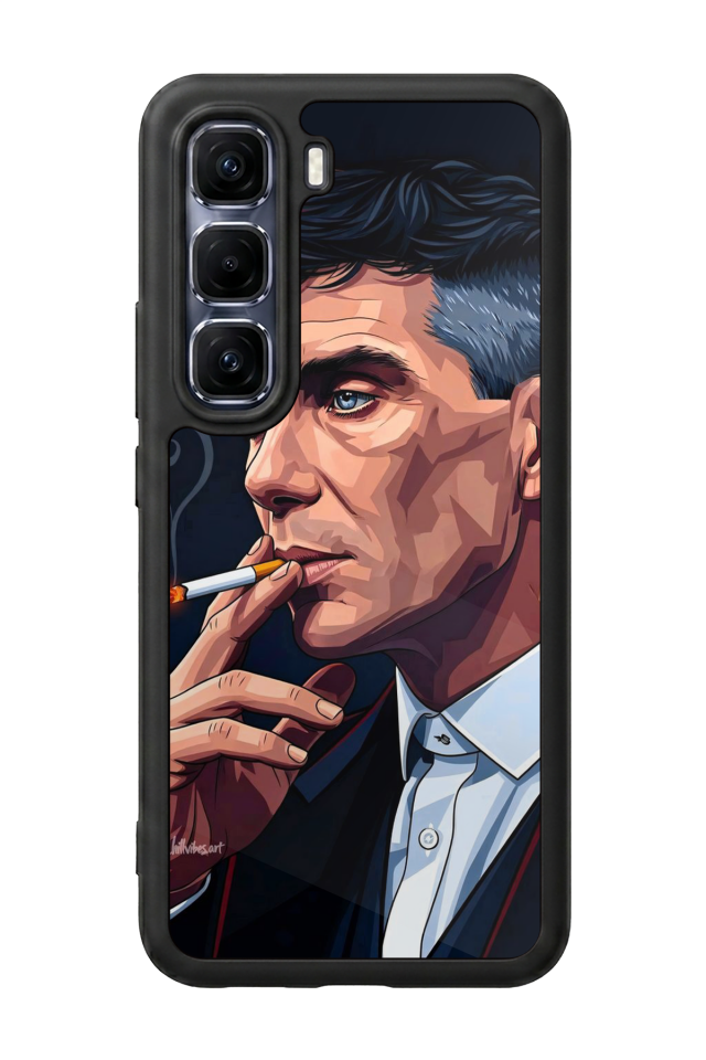 Infinix Hot 60 Pro Plus Uyumlu Peaky Blinders Tasarımlı Glossy Premium Kılıf