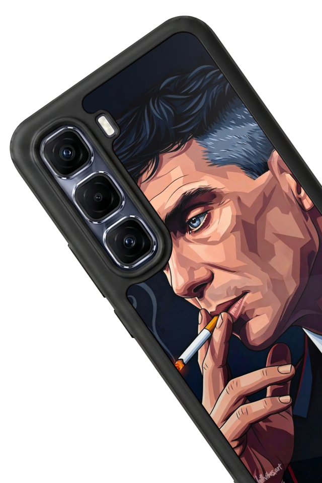 Infinix Hot 60 Pro Plus Uyumlu Peaky Blinders Tasarımlı Glossy Premium Kılıf