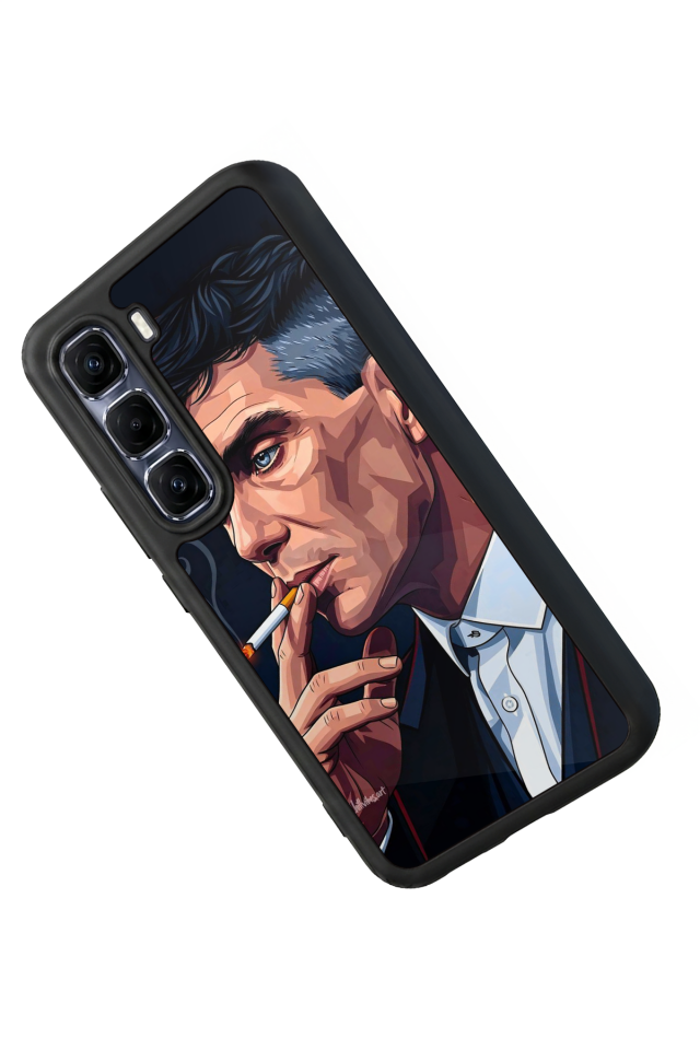 Infinix Hot 60 Pro Plus Uyumlu Peaky Blinders Tasarımlı Glossy Premium Kılıf