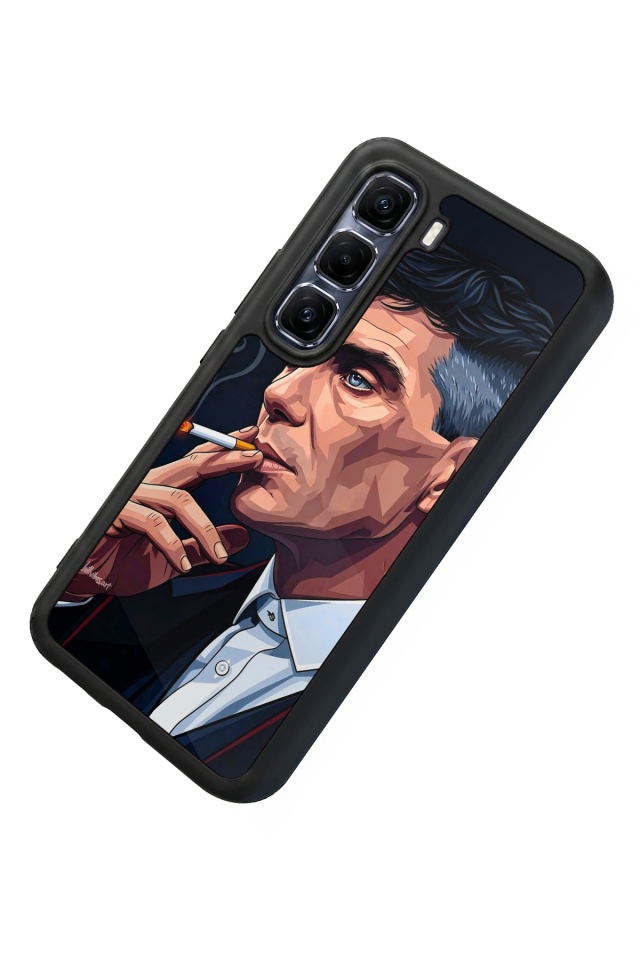 Infinix Hot 60 Pro Plus Uyumlu Peaky Blinders Tasarımlı Glossy Premium Kılıf