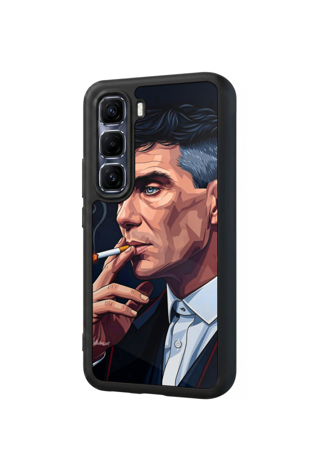 Infinix Hot 60 Pro Plus Uyumlu Peaky Blinders Tasarımlı Glossy Premium Kılıf