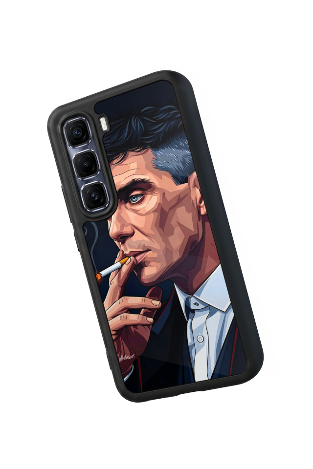 Infinix Hot 60 Pro Plus Uyumlu Peaky Blinders Tasarımlı Glossy Premium Kılıf
