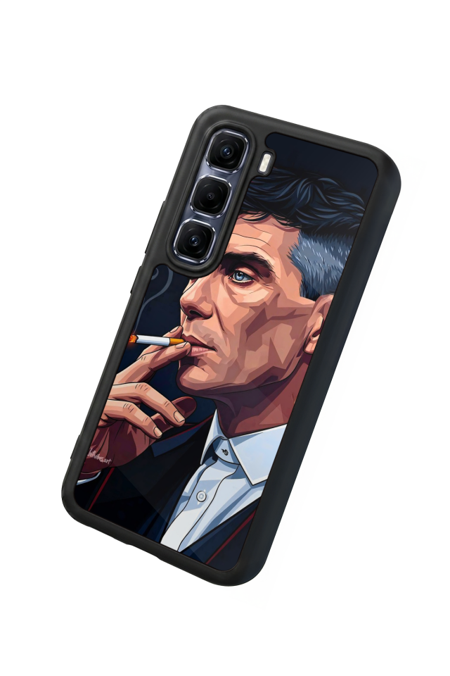 Infinix Hot 60 Pro Plus Uyumlu Peaky Blinders Tasarımlı Glossy Premium Kılıf