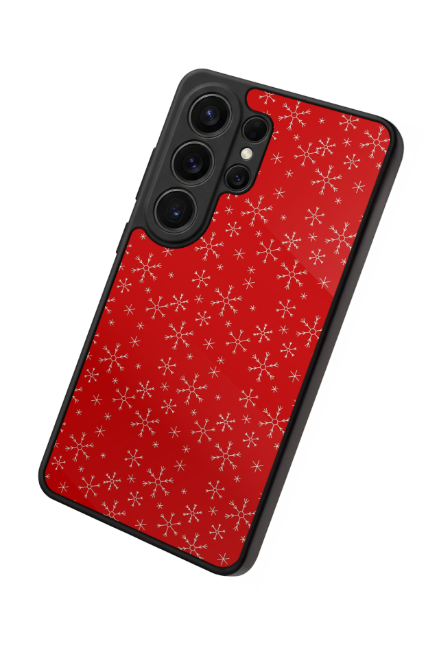 Samsung Galaxy S26 Ultra Uyumlu Yilbasi Christmas Tasarımlı Glossy Premium Kılıf