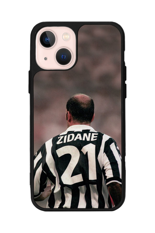 iPhone 15 Plus Uyumlu Zidane Tasarımlı Glossy Premium Kılıf