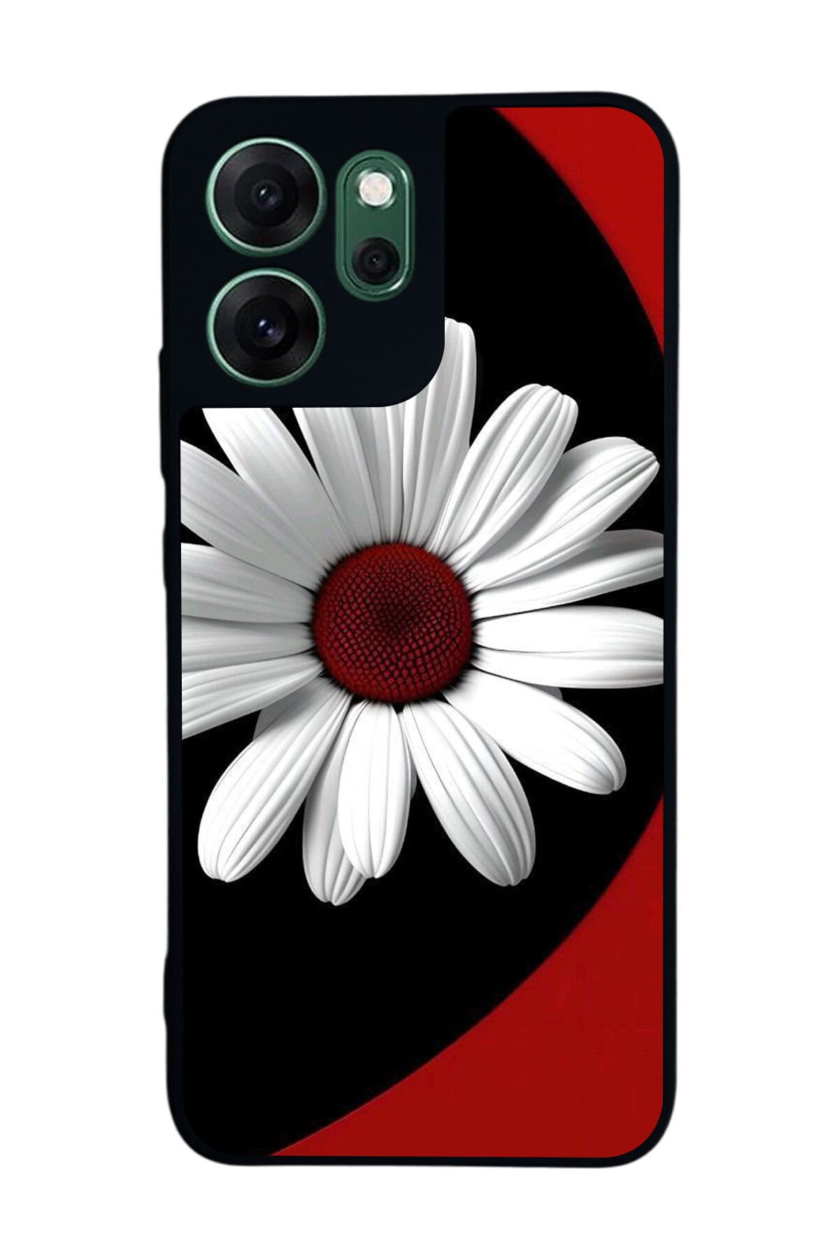 Oppo Reno 14F Uyumlu Cicek Tasarımlı Glossy Premium Kılıf