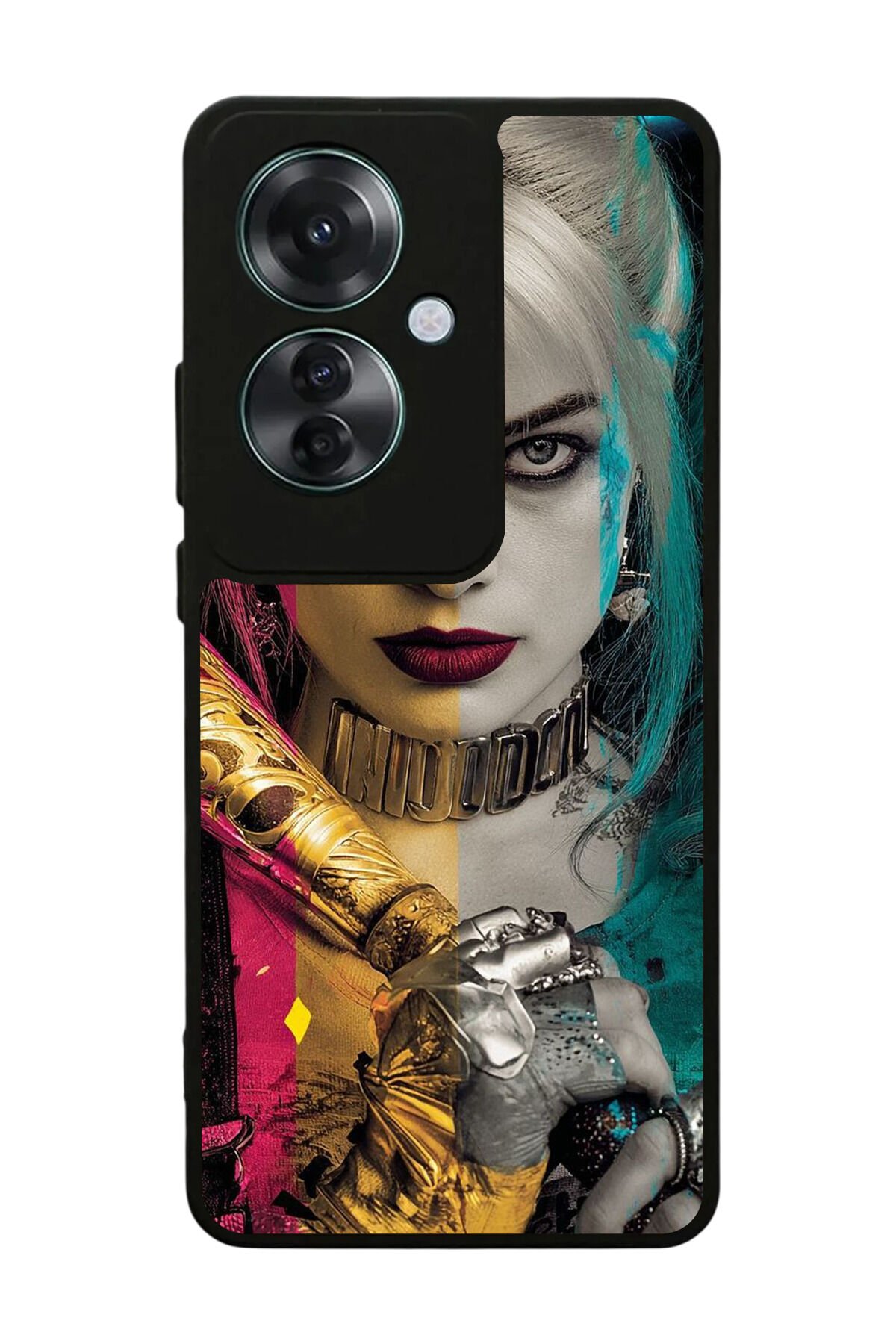 Oppo Reno 11F Uyumlu HarleyQueen Tasarımlı Glossy Premium Kılıf