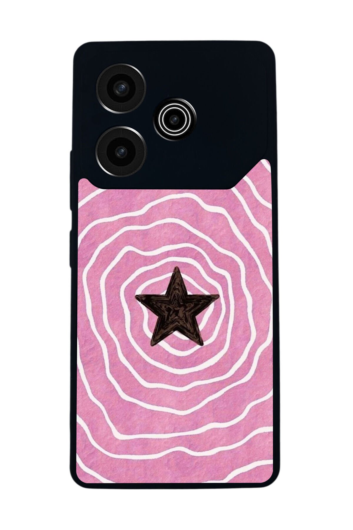 Tecno Pova 6 Uyumlu Retro Yildizlar Tasarımlı Glossy Premium Kılıf