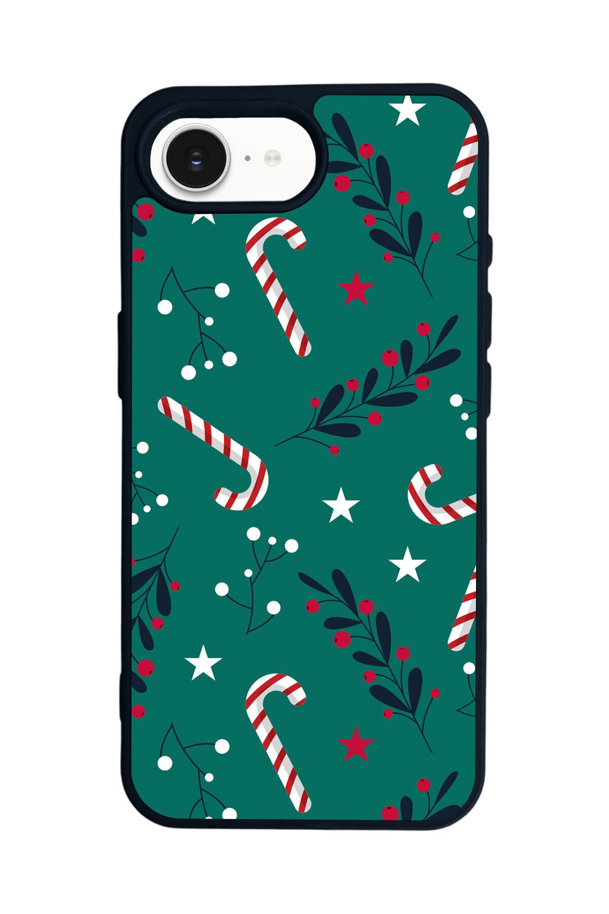 iPhone 16E Uyumlu Yilbasi Christmas Tasarımlı Glossy Premium Kılıf