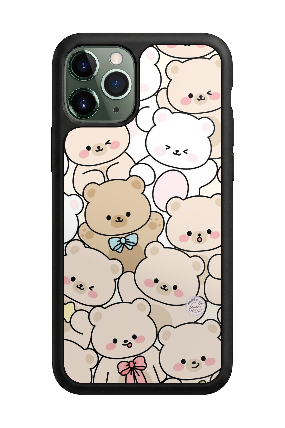 iPhone 11 Pro Uyumlu Ayı Tasarımlı Glossy Premium Kılıf