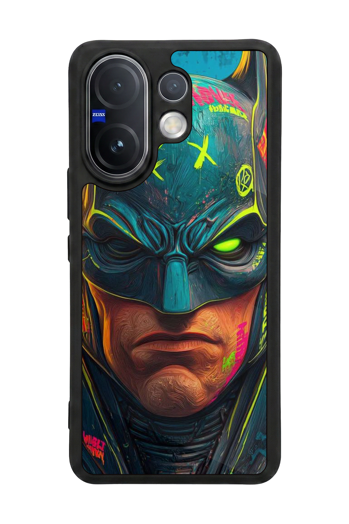 Vivo V60 Uyumlu Batman Tasarımlı Glossy Premium Kılıf