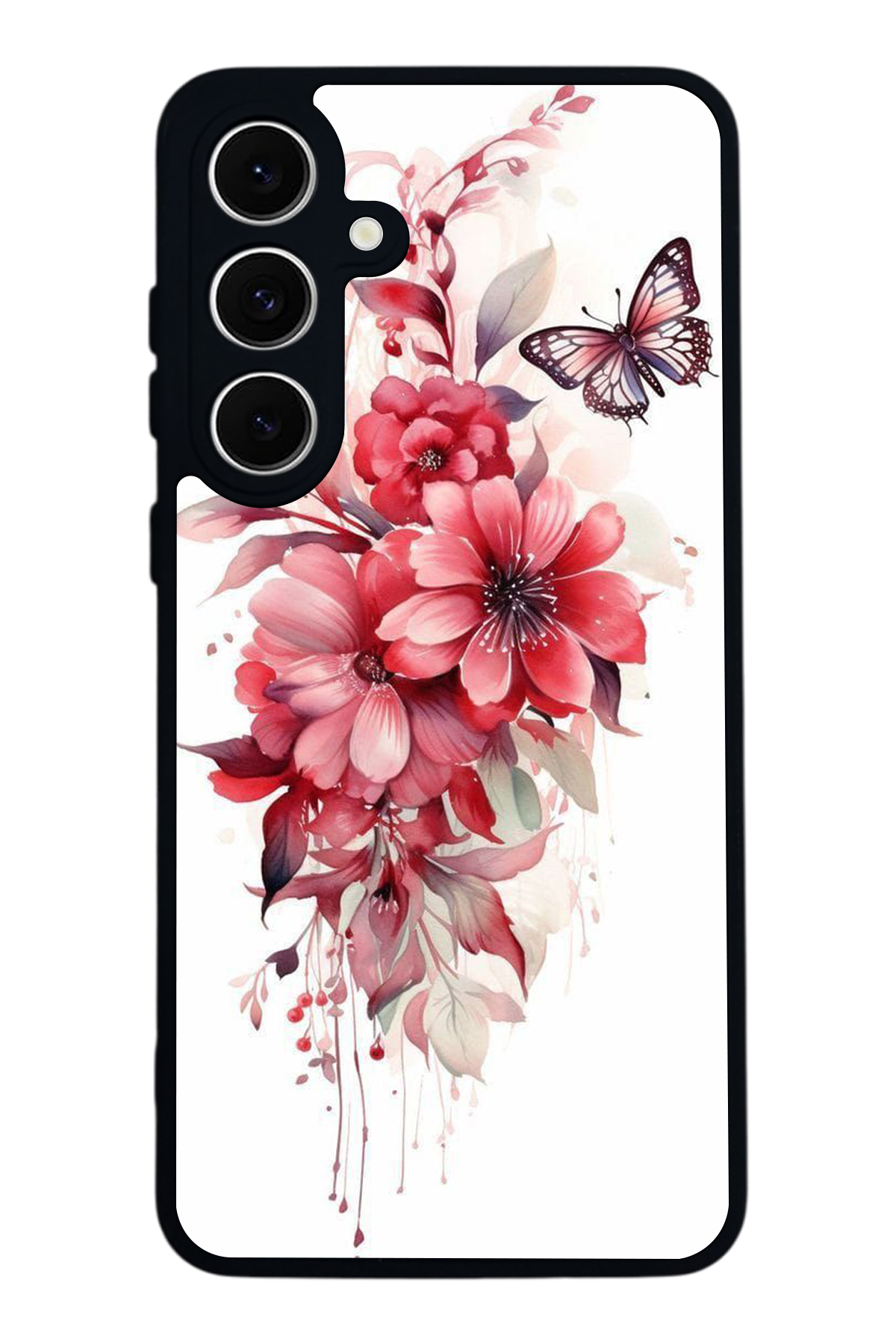 Samsung Galaxy A16 Uyumlu Floral Tasarımlı Glossy Premium Kılıf
