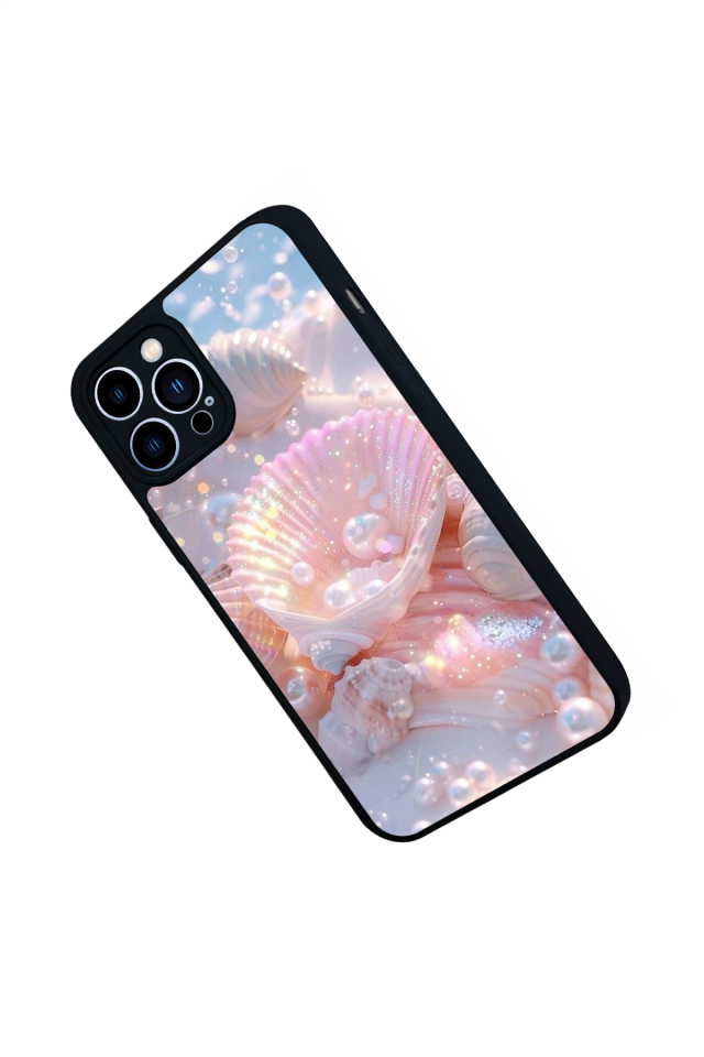 iPhone 12 Pro Max Uyumlu  İnci Tasarımlı Glossy Premium Kılıf
