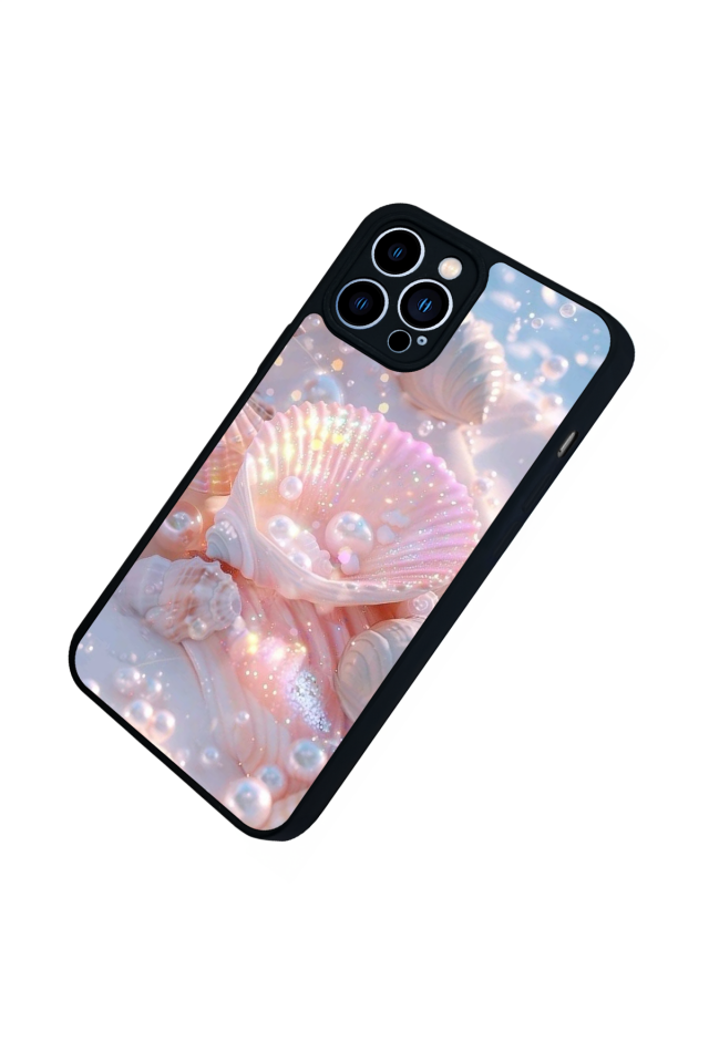 iPhone 12 Pro Max Uyumlu  İnci Tasarımlı Glossy Premium Kılıf