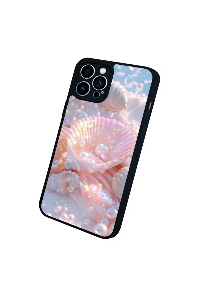 iPhone 12 Pro Max Uyumlu  İnci Tasarımlı Glossy Premium Kılıf