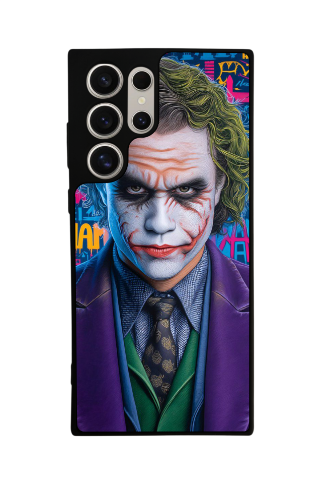 Samsung Galaxy S22 Ultra Uyumlu Joker Tasarımlı Glossy Premium Kılıf