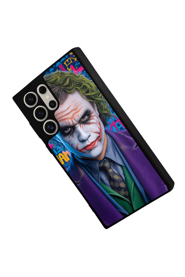 Samsung Galaxy S22 Ultra Uyumlu Joker Tasarımlı Glossy Premium Kılıf