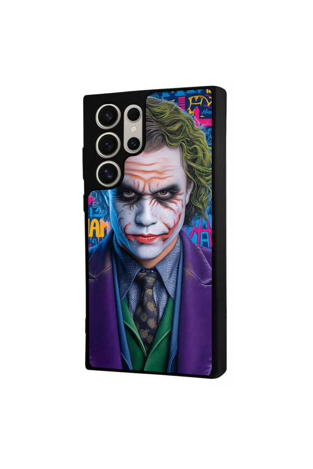 Samsung Galaxy S22 Ultra Uyumlu Joker Tasarımlı Glossy Premium Kılıf