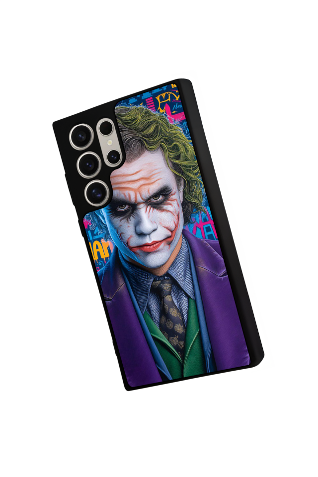 Samsung Galaxy S22 Ultra Uyumlu Joker Tasarımlı Glossy Premium Kılıf