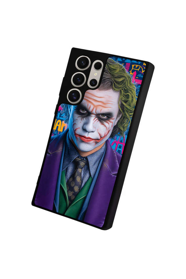 Samsung Galaxy S22 Ultra Uyumlu Joker Tasarımlı Glossy Premium Kılıf