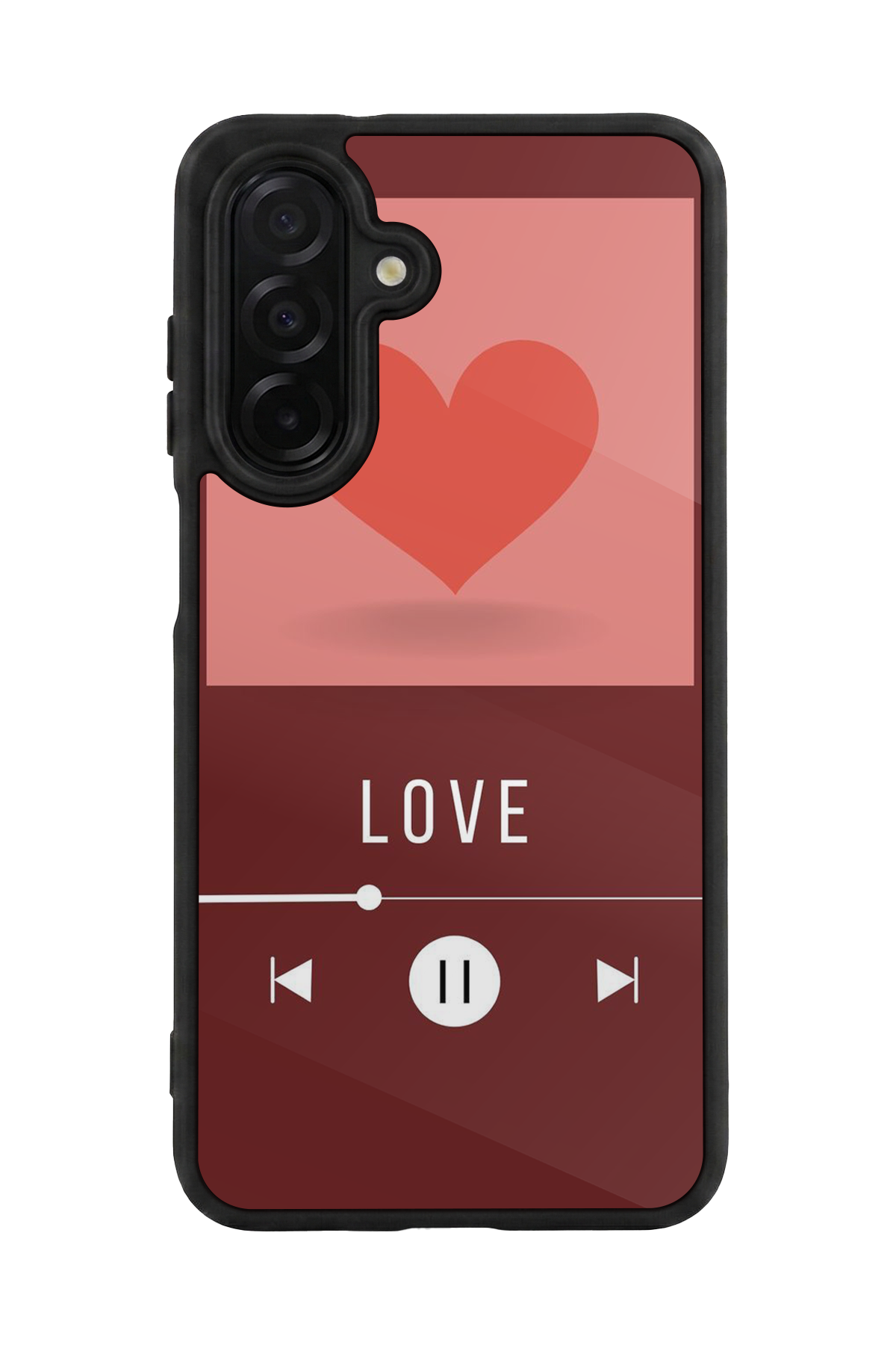 Samsung Galaxy A36 Uyumlu Kalp Love Tasarımlı Glossy Premium Kılıf