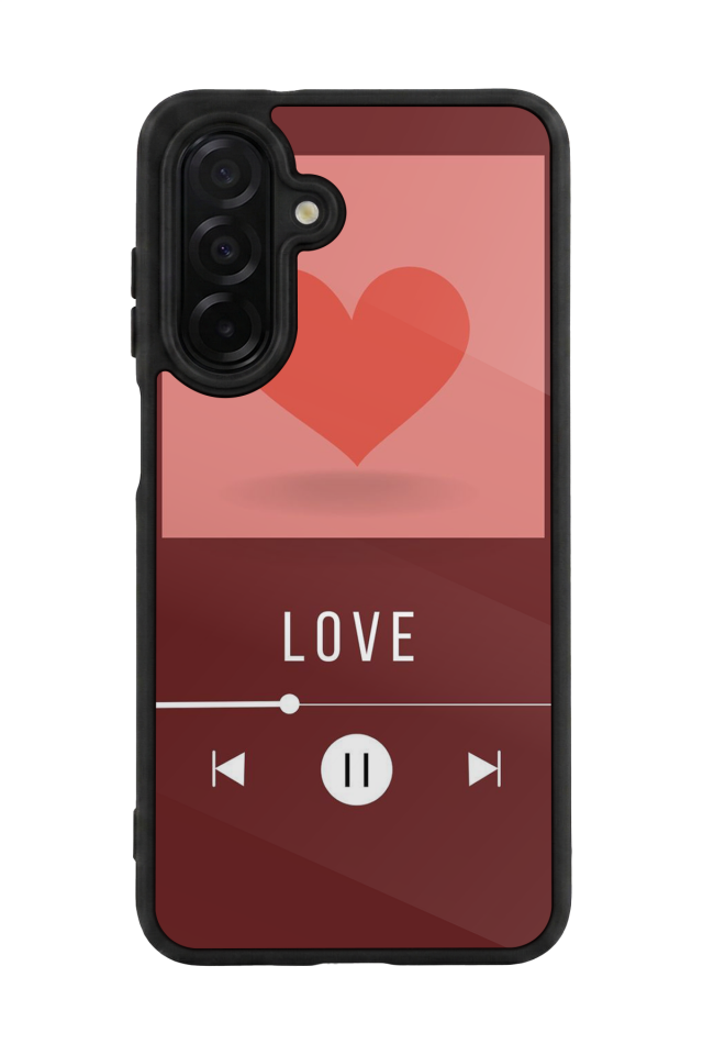 Samsung Galaxy A36 Uyumlu Kalp Love Tasarımlı Glossy Premium Kılıf