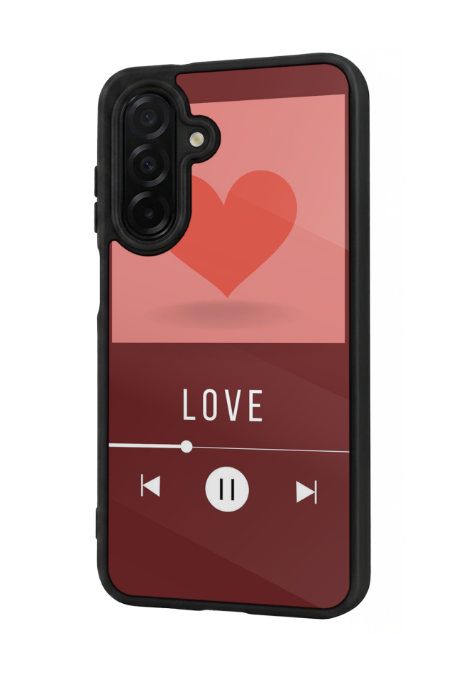 Samsung Galaxy A36 Uyumlu Kalp Love Tasarımlı Glossy Premium Kılıf