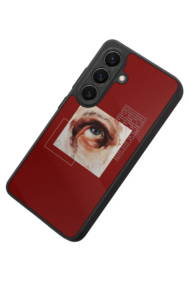 Samsung Galaxy S26 Uyumlu Kirmizi Tasarımlı Glossy Premium Kılıf