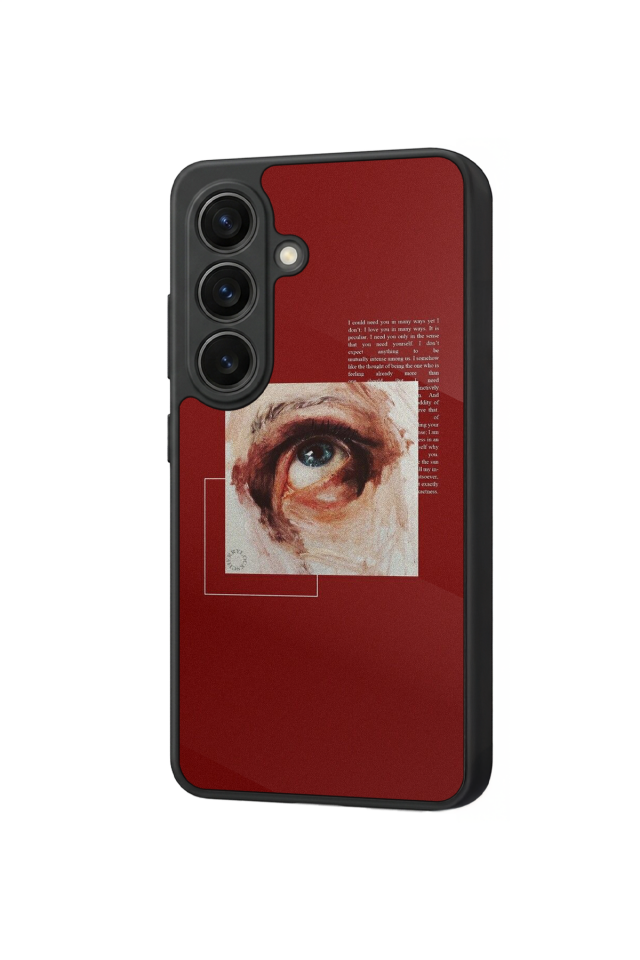 Samsung Galaxy S26 Uyumlu Kirmizi Tasarımlı Glossy Premium Kılıf