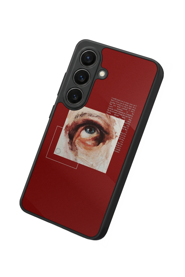 Samsung Galaxy S26 Uyumlu Kirmizi Tasarımlı Glossy Premium Kılıf