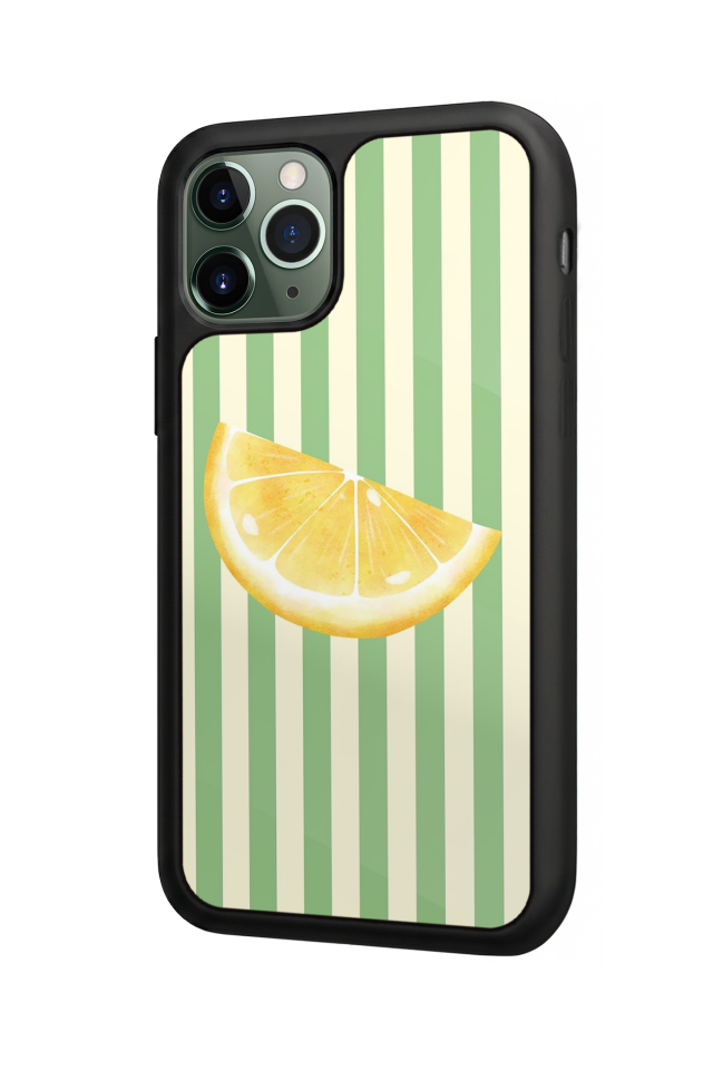 iPhone 11 Pro Max Uyumlu Limon Tasarımlı Glossy Premium Kılıf