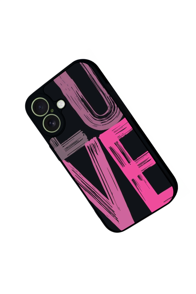 iPhone 17 Uyumlu Love Tasarımlı Glossy Premium Kılıf