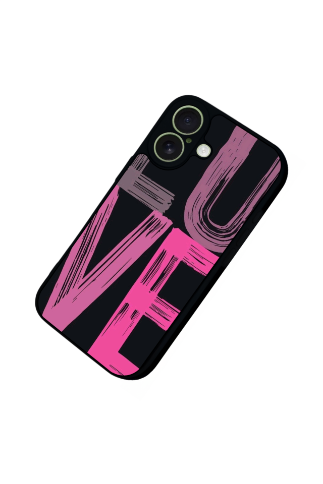 iPhone 17 Uyumlu Love Tasarımlı Glossy Premium Kılıf