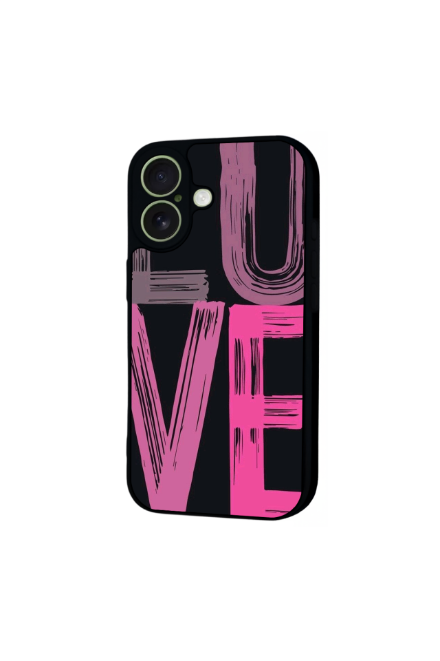 iPhone 17 Uyumlu Love Tasarımlı Glossy Premium Kılıf