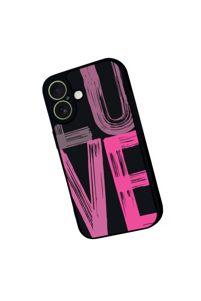 iPhone 17 Uyumlu Love Tasarımlı Glossy Premium Kılıf