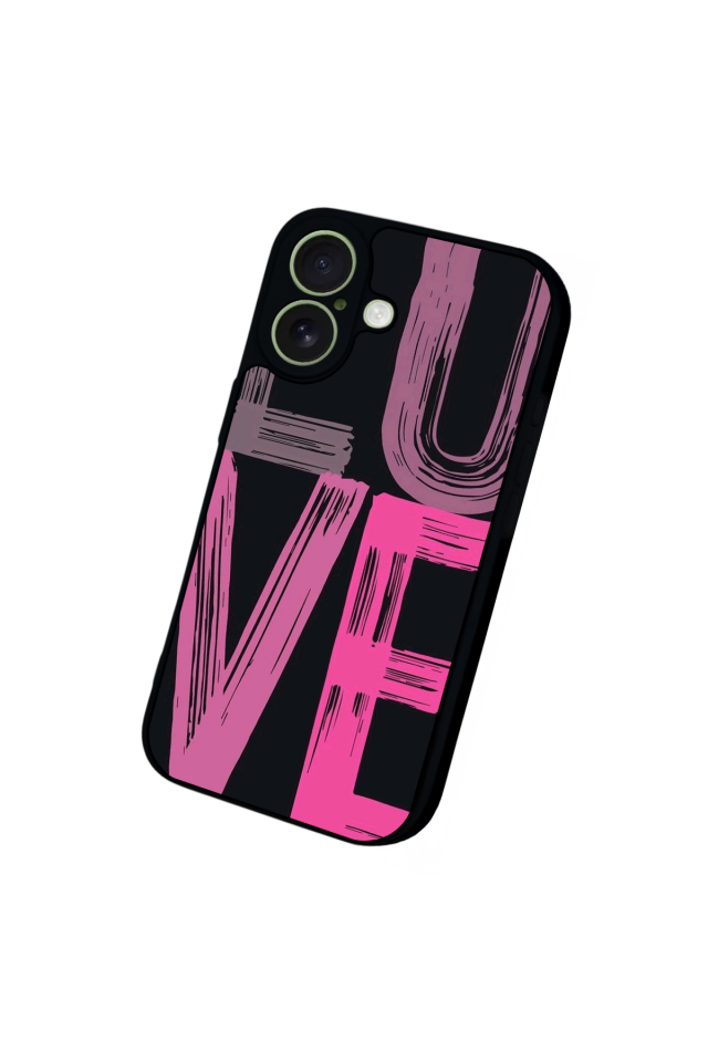 iPhone 17 Uyumlu Love Tasarımlı Glossy Premium Kılıf