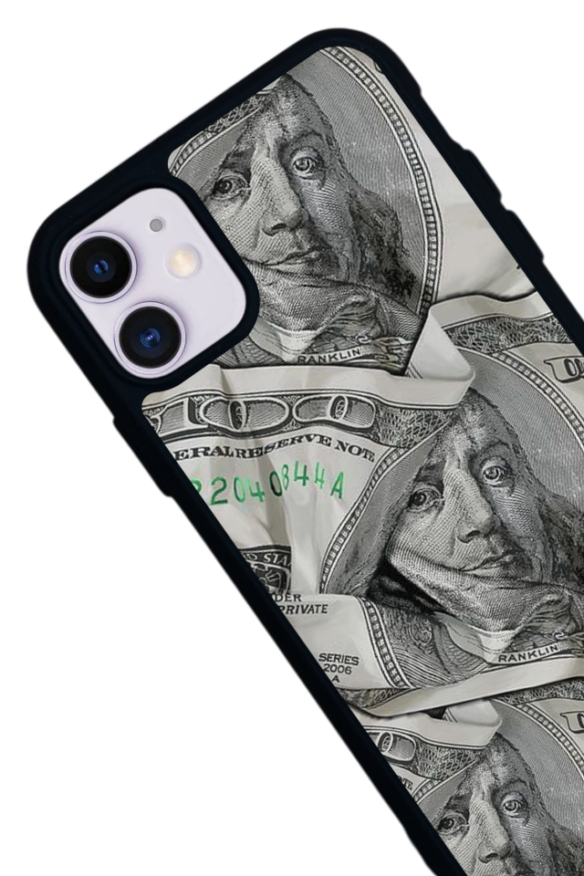 iPhone 11 Uyumlu Money Para Tasarımlı Glossy Premium Kılıf