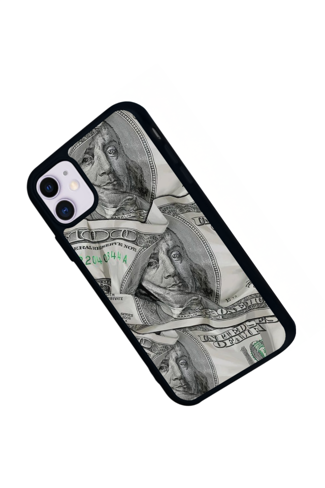 iPhone 11 Uyumlu Money Para Tasarımlı Glossy Premium Kılıf