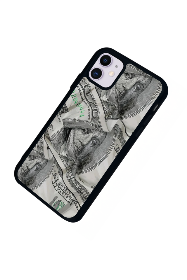 iPhone 11 Uyumlu Money Para Tasarımlı Glossy Premium Kılıf