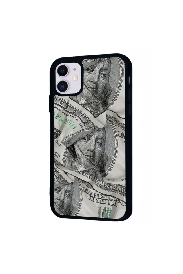 iPhone 11 Uyumlu Money Para Tasarımlı Glossy Premium Kılıf