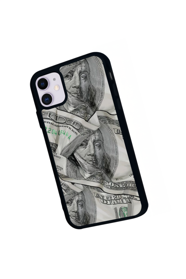 iPhone 11 Uyumlu Money Para Tasarımlı Glossy Premium Kılıf