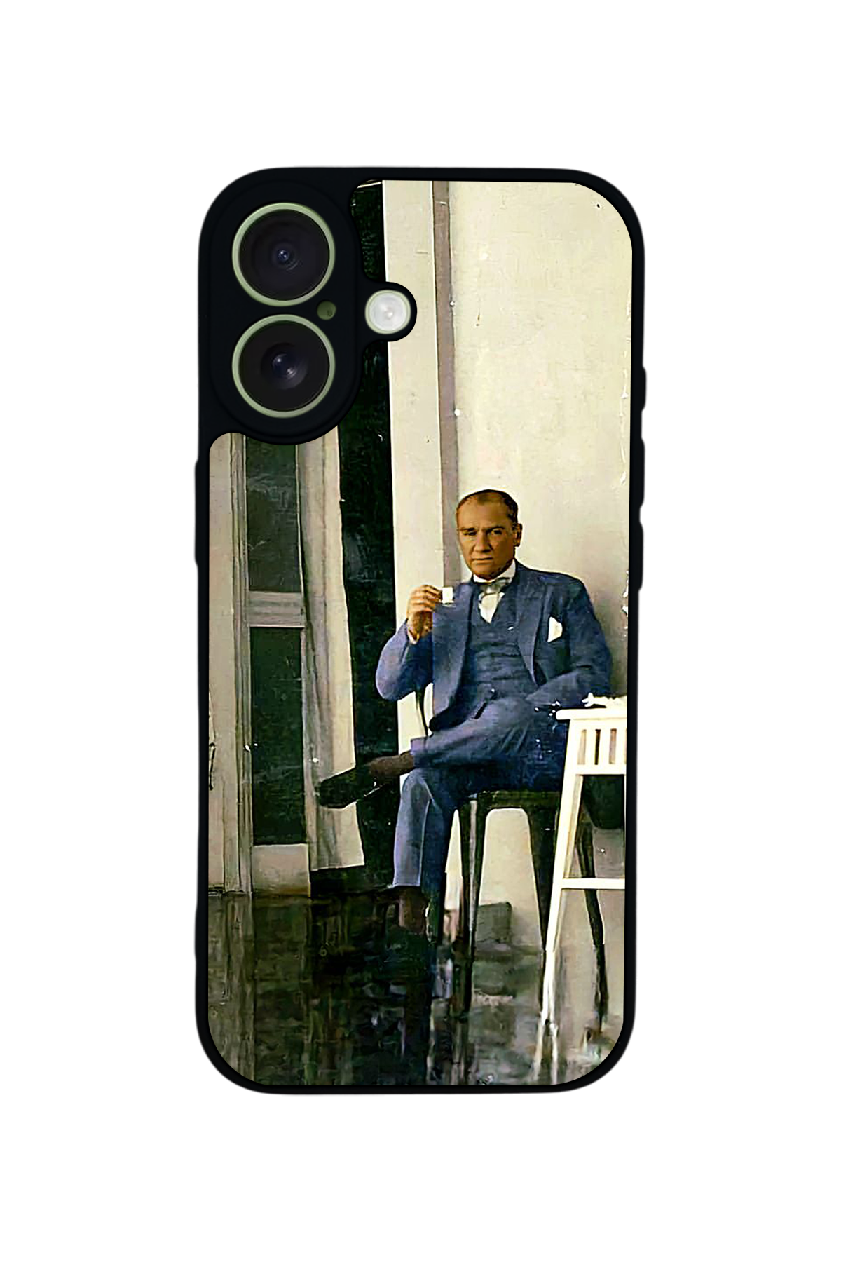 iPhone 17 Uyumlu Mustafa Kemal Ataturk Tasarımlı Glossy Premium Kılıf